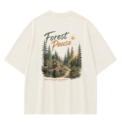 Forest Pause Vintage Washed T-Shirt