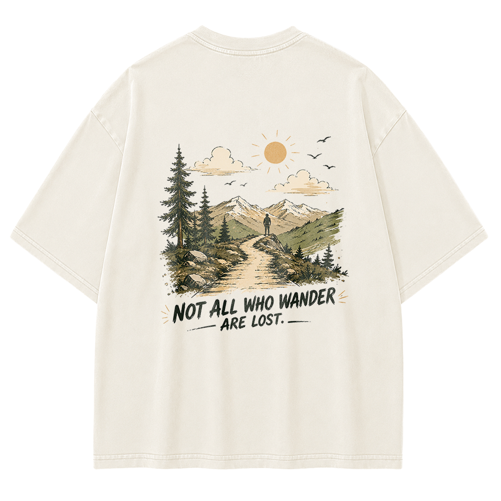 Where the Path Leads Vintage Washed T-Shirt