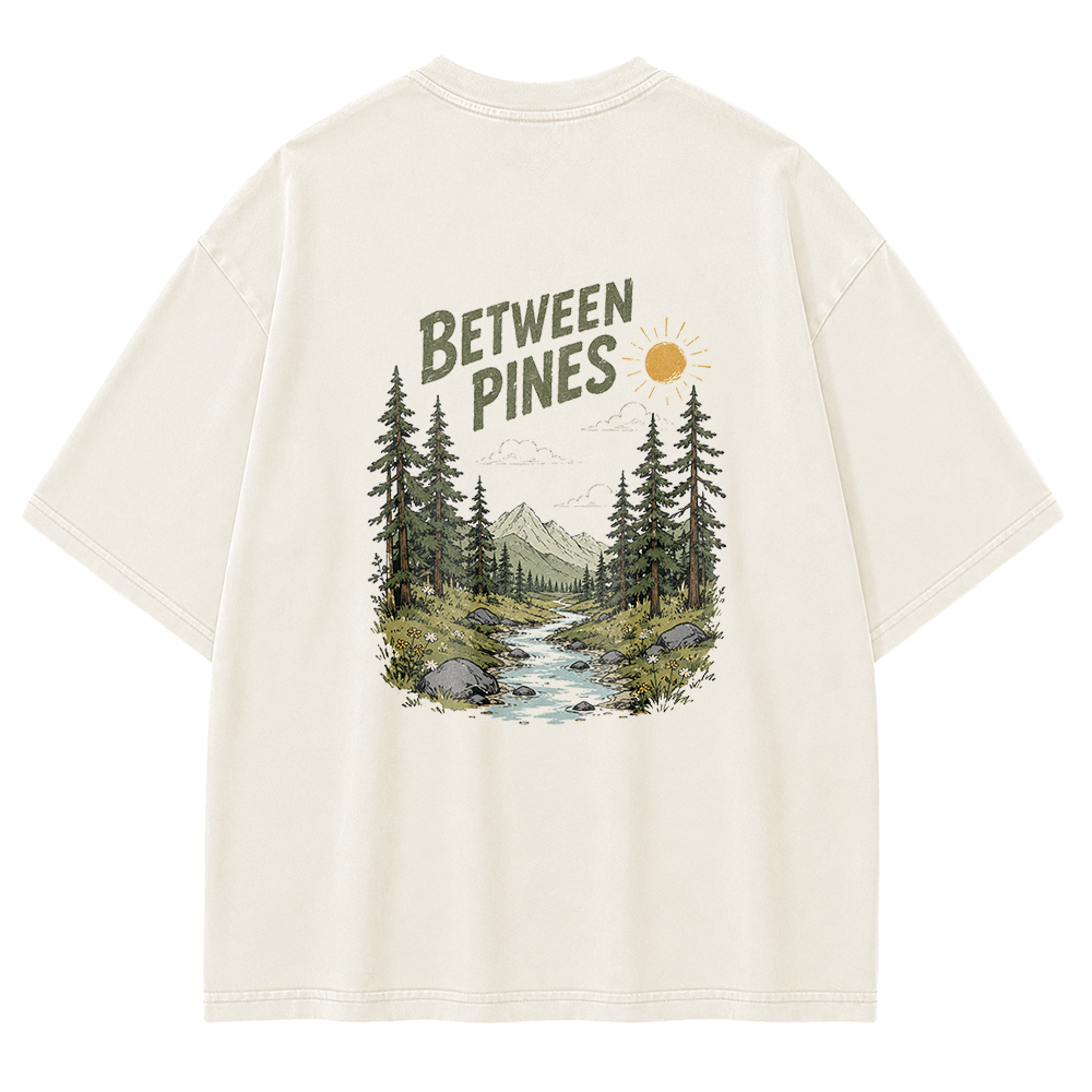 Between the Pines Vintage Washed T-Shirt