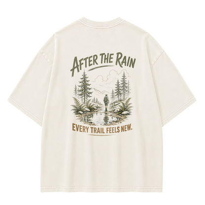 Vintage-T-Shirt „Trail After Rain“