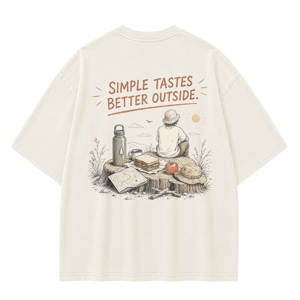 Picnic by the Lake Vintage Washed T-Shirt