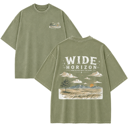 Where the Horizon Opens Vintage Washed T-Shirt