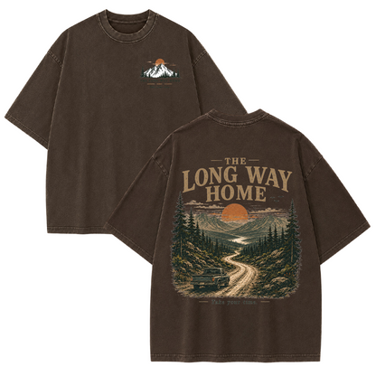 The Long Way Home Vintage Washed T-Shirt