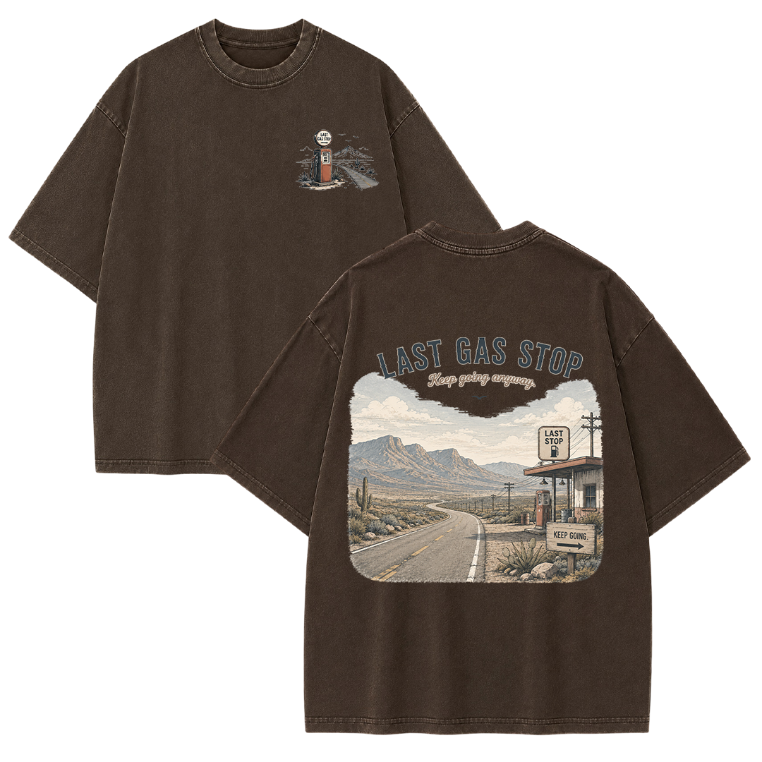 Beyond the Last Stop Vintage Washed T-Shirt
