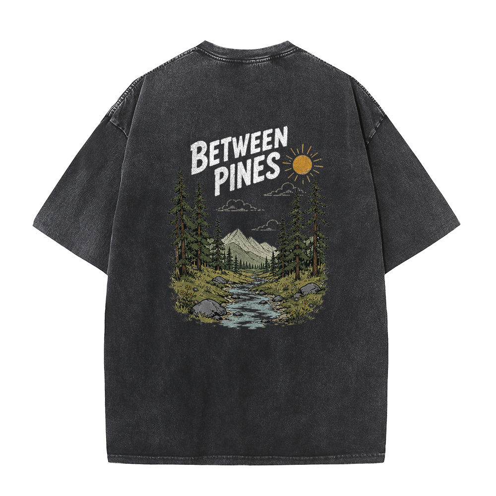 Between the Pines Vintage Washed T-Shirt