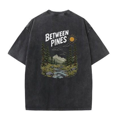 Between the Pines Vintage Washed T-Shirt