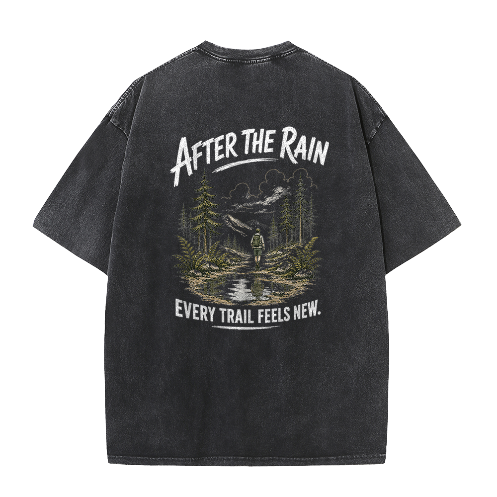 Vintage-T-Shirt „Trail After Rain“