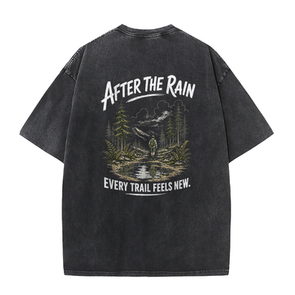 Vintage-T-Shirt „Trail After Rain“