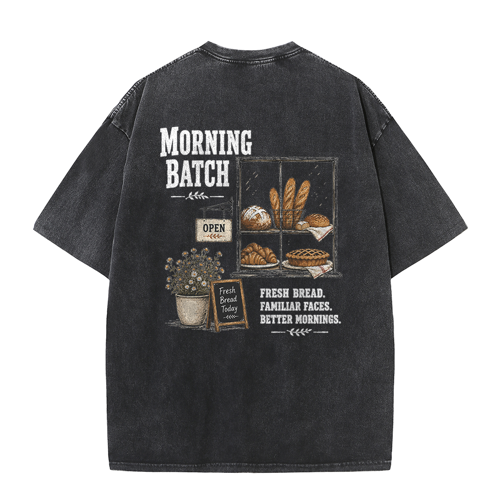 The Morning Bakery Graphic Vintage Washed T-Shirt