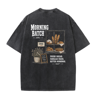 The Morning Bakery Graphic Vintage Washed T-Shirt