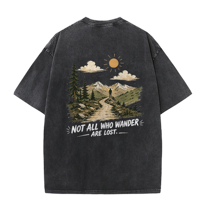 Where the Path Leads Vintage Washed T-Shirt