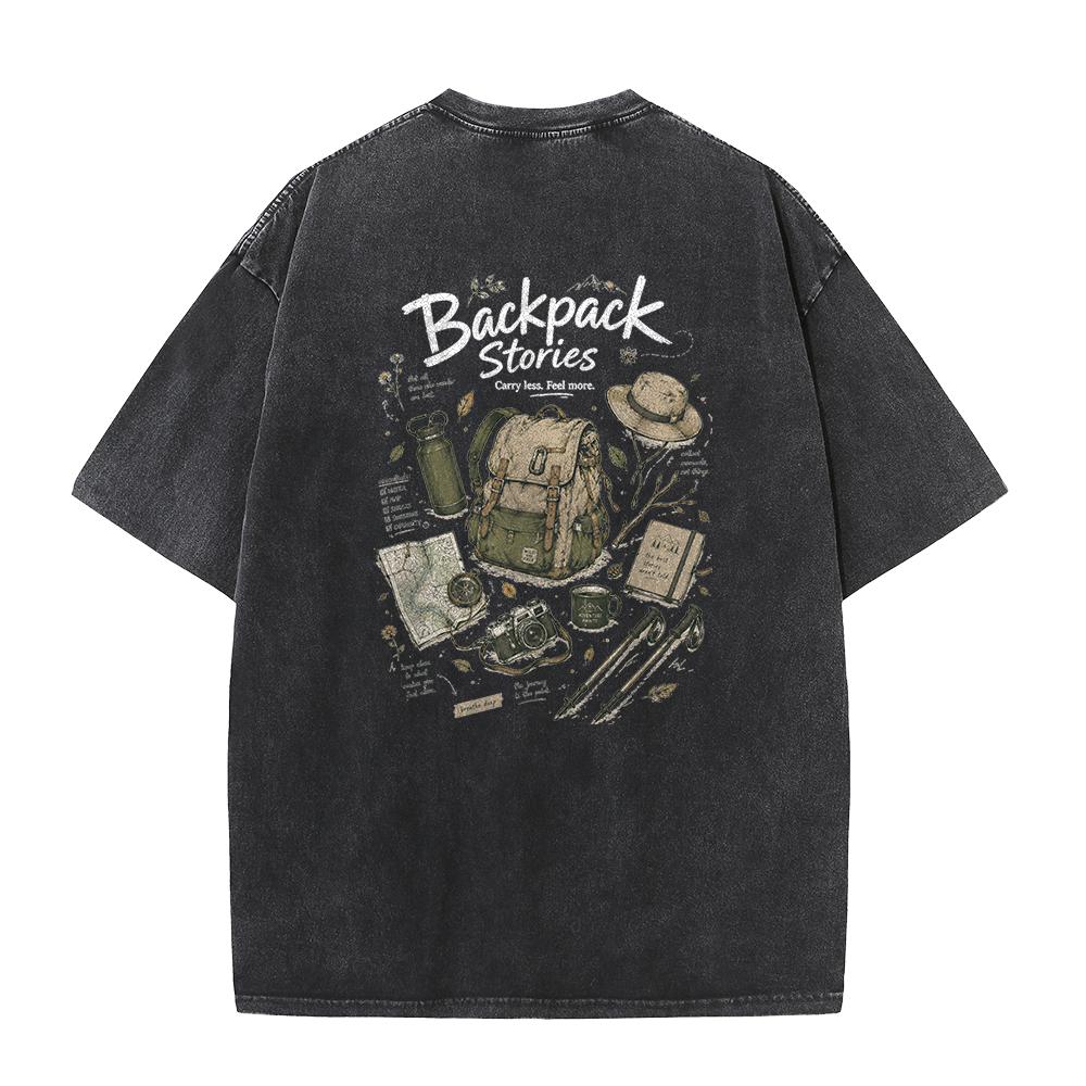 Backpack Stories Vintage Washed T-Shirt