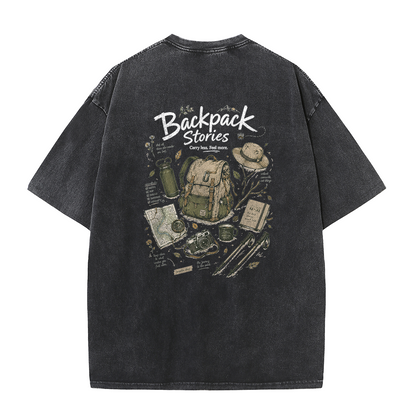 Backpack Stories Vintage Washed T-Shirt