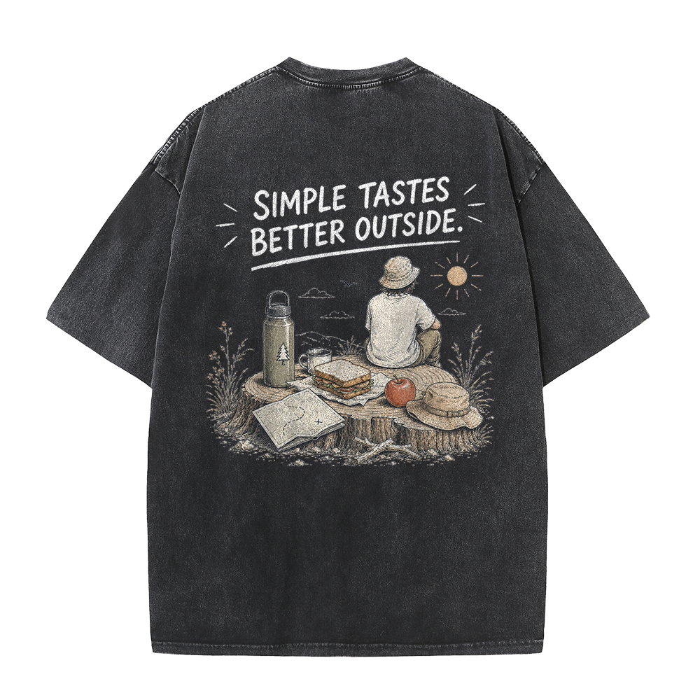 Picnic by the Lake Vintage Washed T-Shirt