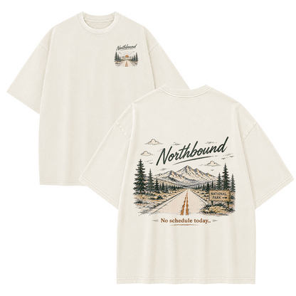 Northbound Through the National Parks Vintage Washed T-Shirt