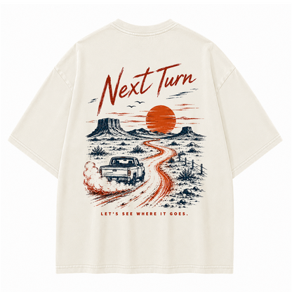 Beyond the Next Turn Vintage Washed T-Shirt
