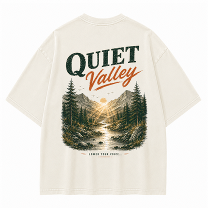 Quiet Valley Between the Peaks Vintage Washed T-Shirt