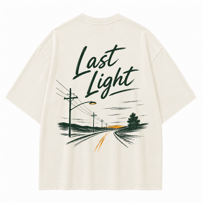 Last Light Country Road Vintage Washed T-Shirt