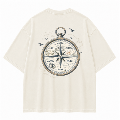 Trail Compass Vintage Washed T-Shirt