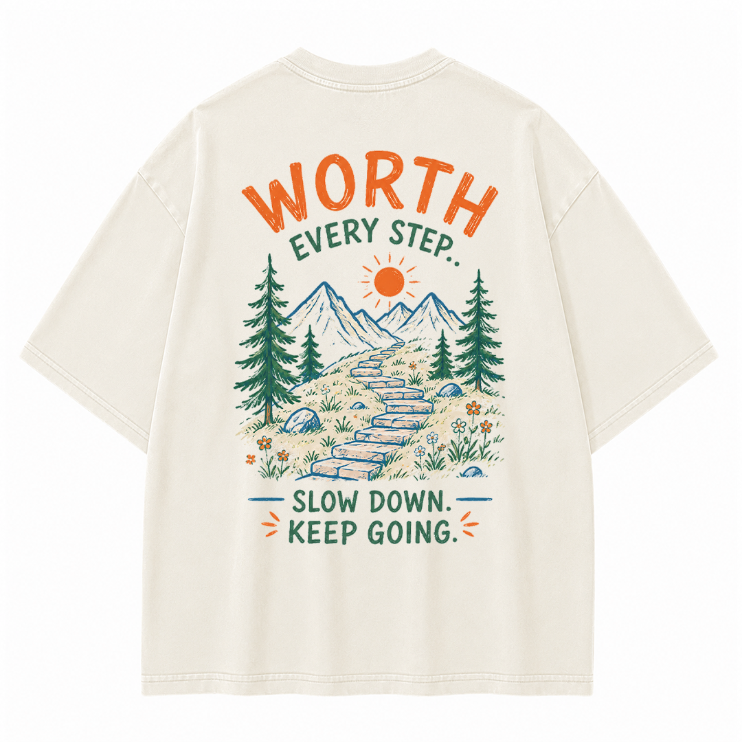 Mountain Steps Vintage Washed T-Shirt