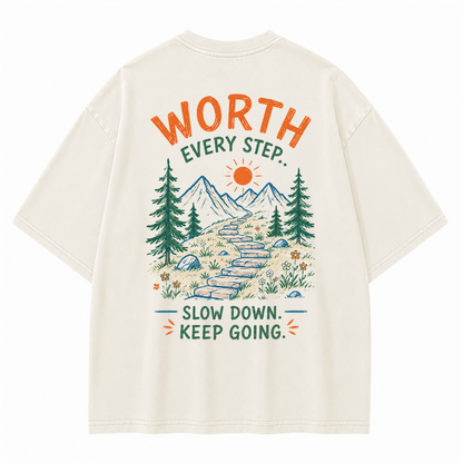 Mountain Steps Vintage Washed T-Shirt