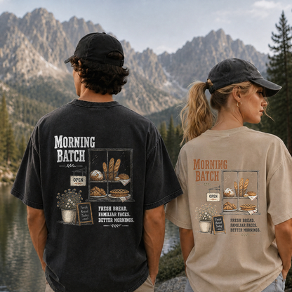 The Morning Bakery Graphic Vintage Washed T-Shirt