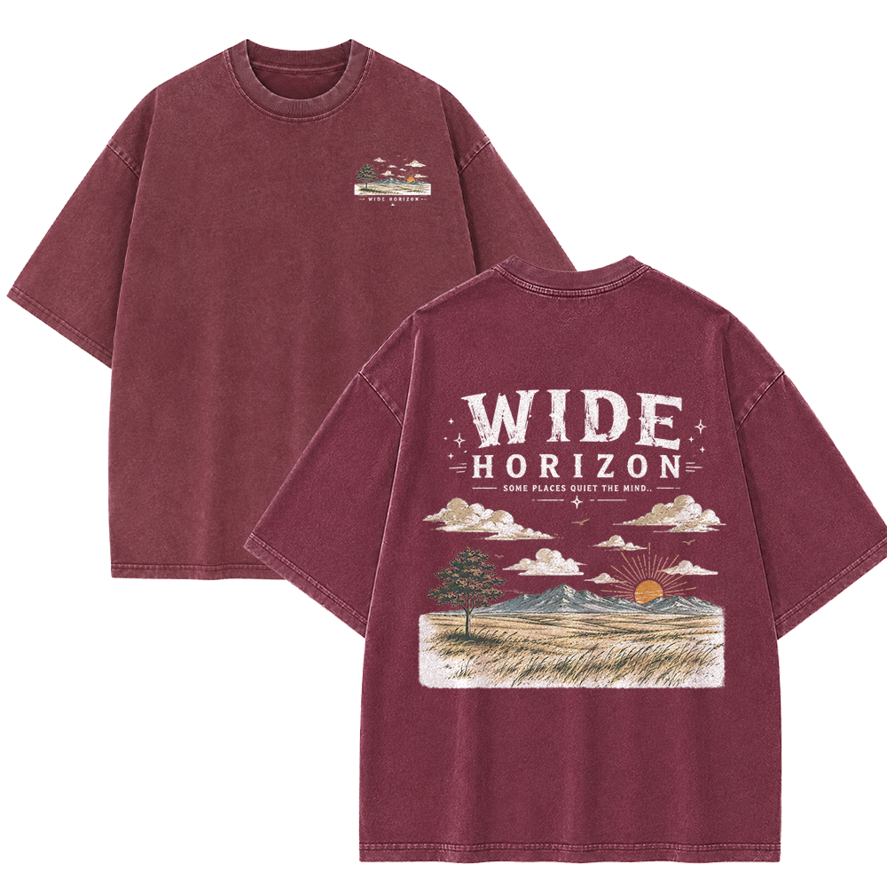 Where the Horizon Opens Vintage Washed T-Shirt