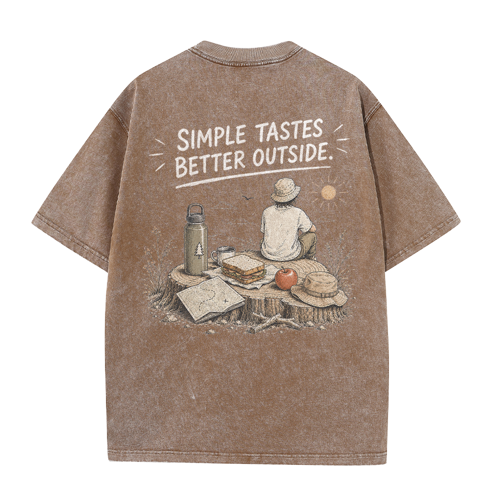 Picnic by the Lake Vintage Washed T-Shirt