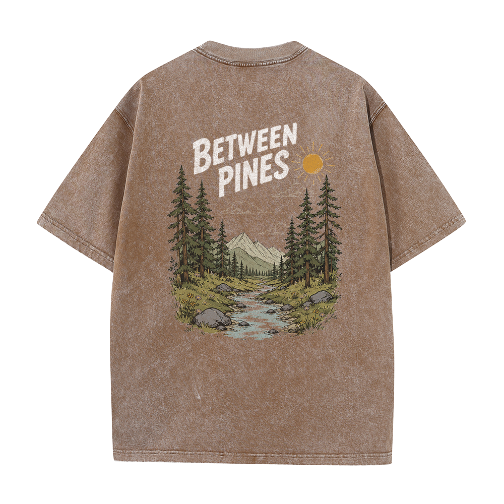 Between the Pines Vintage Washed T-Shirt