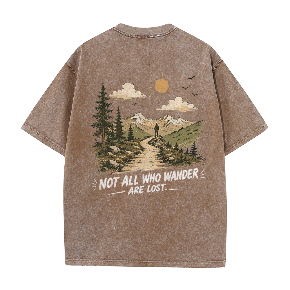 Where the Path Leads Vintage Washed T-Shirt