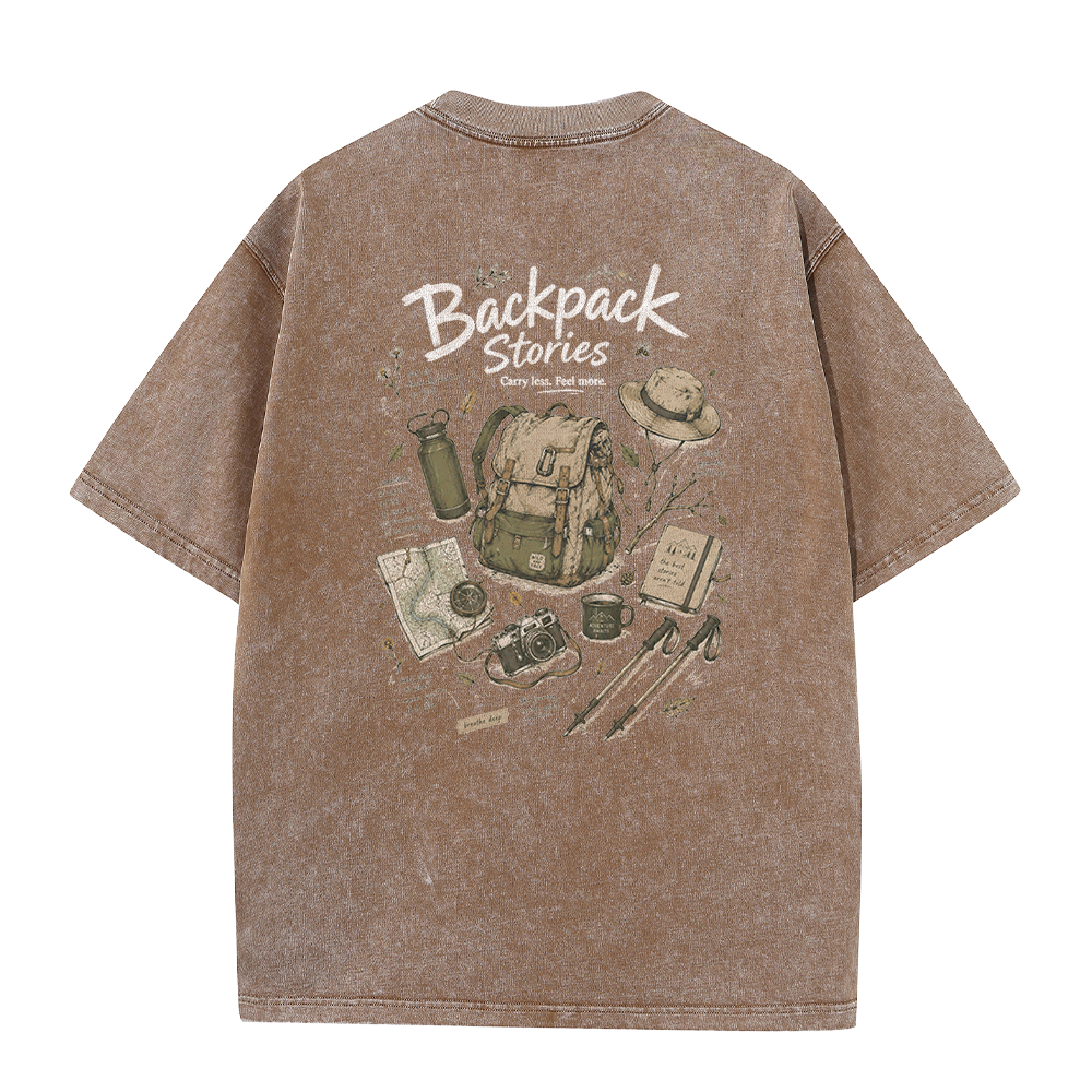 Backpack Stories Vintage Washed T-Shirt