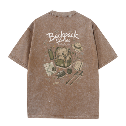 Backpack Stories Vintage Washed T-Shirt