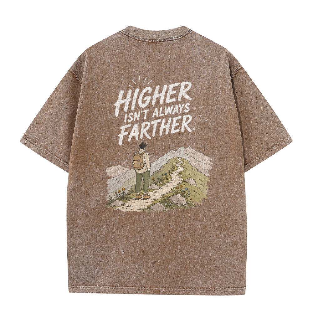 Mountain Ridge Hiking Vintage Washed T-Shirt