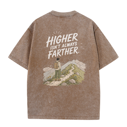 Mountain Ridge Hiking Vintage Washed T-Shirt