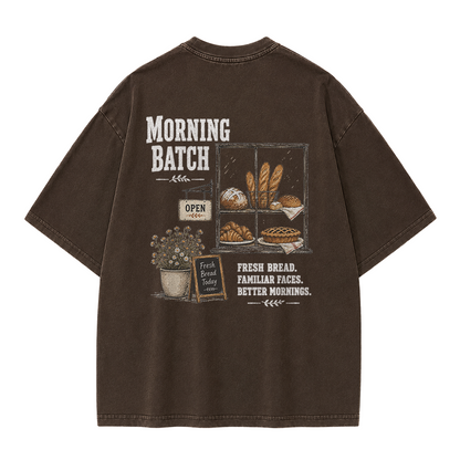 The Morning Bakery Graphic Vintage Washed T-Shirt