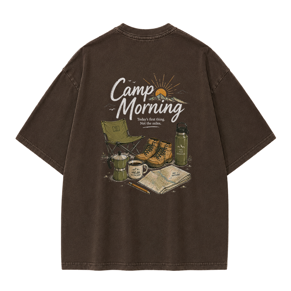 Morning Camp Vintage Washed T-Shirt