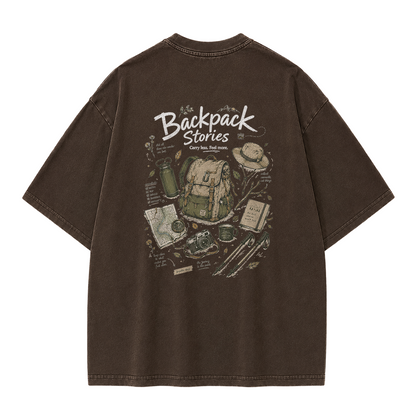 Backpack Stories Vintage Washed T-Shirt