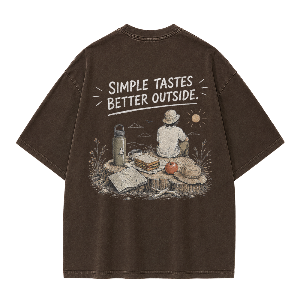 Picnic by the Lake Vintage Washed T-Shirt