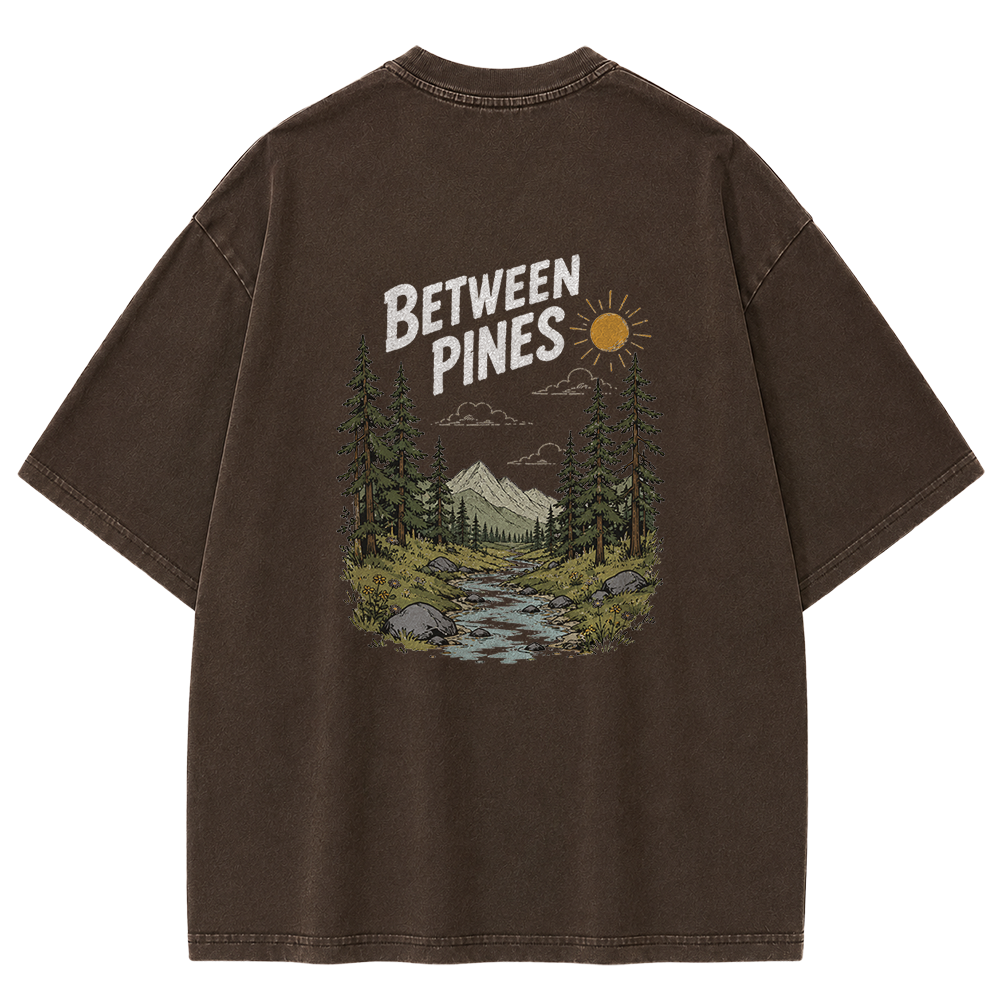 Between the Pines Vintage Washed T-Shirt