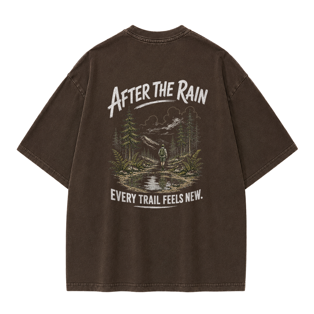 Vintage-T-Shirt „Trail After Rain“