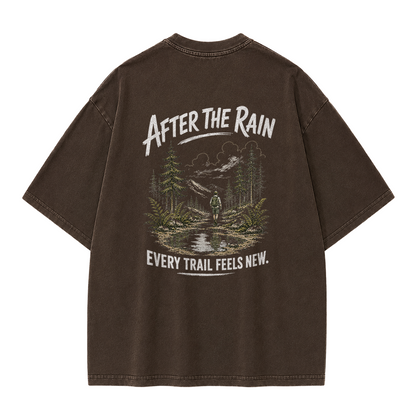 Vintage-T-Shirt „Trail After Rain“