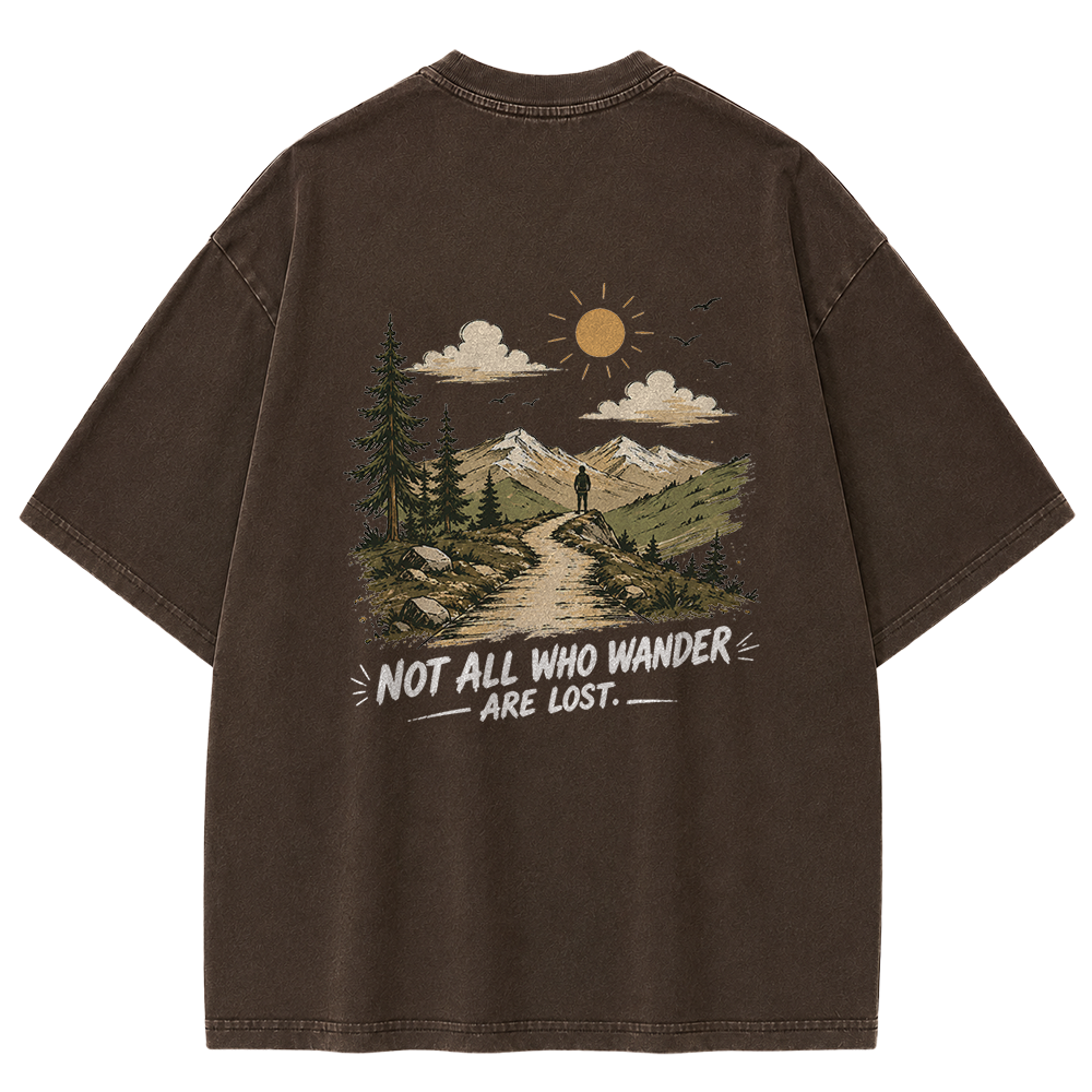 Where the Path Leads Vintage Washed T-Shirt