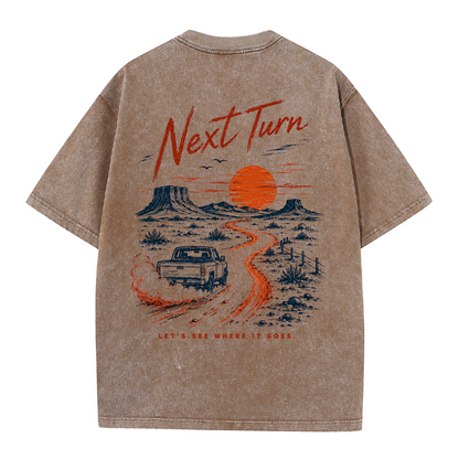 Beyond the Next Turn Vintage Washed T-Shirt