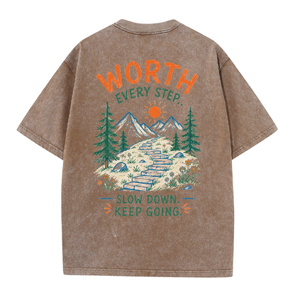 Mountain Steps Vintage Washed T-Shirt