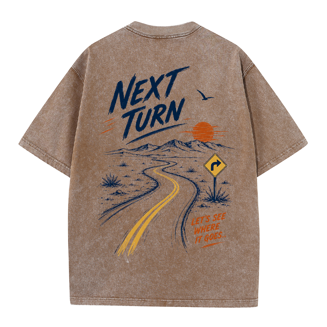Next Turn Scenic Route Vintage Washed T-Shirt