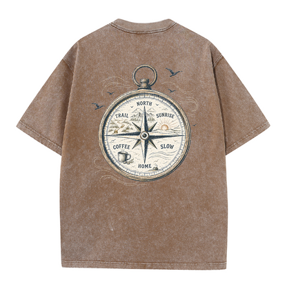 Trail Compass Vintage Washed T-Shirt