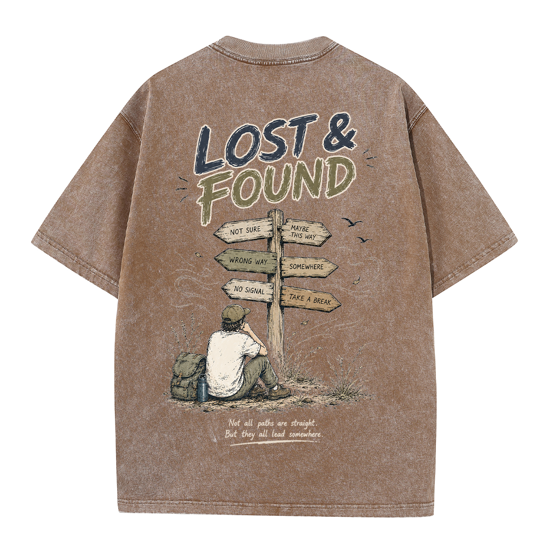 Vintage-T-Shirt "Finding Direction"