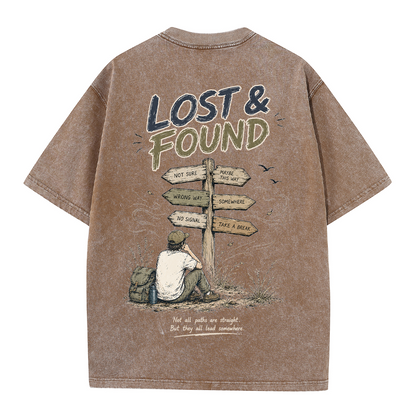 Vintage-T-Shirt "Finding Direction"