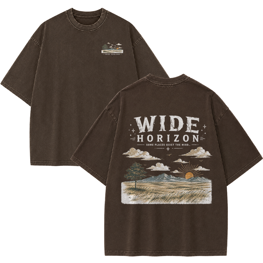 Where the Horizon Opens Vintage Washed T-Shirt