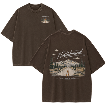Northbound Through the National Parks Vintage Washed T-Shirt